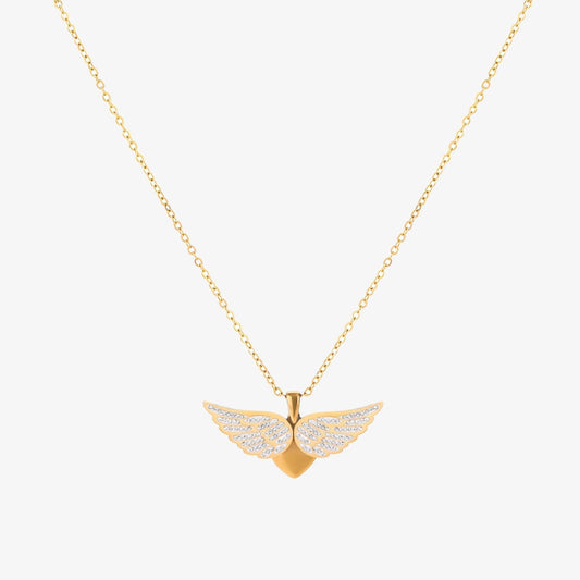 Soaring Ange Wings Collier | Or