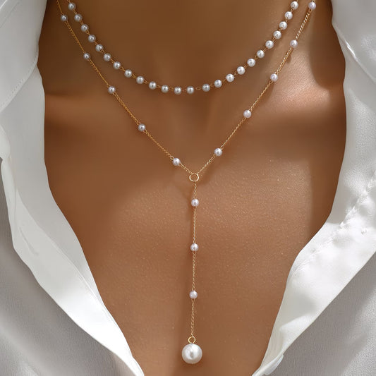 Le Graduated Perle Strand Collier