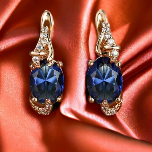 Royal Midnight Boucles d'Oreilles Pendantes | Or