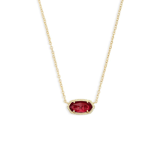 Classique Ovale Rubis Collier | Or