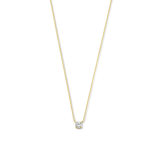 Cléa Moissanite Pierre Collier | Or
