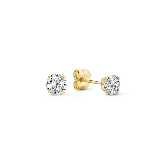 Larmes de Lune Pierre Puces d'Oreilles | Or