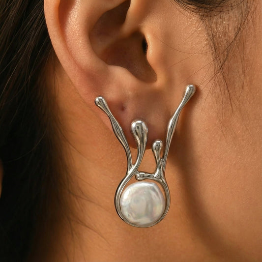 Artisan Perle Boucles d'Oreilles