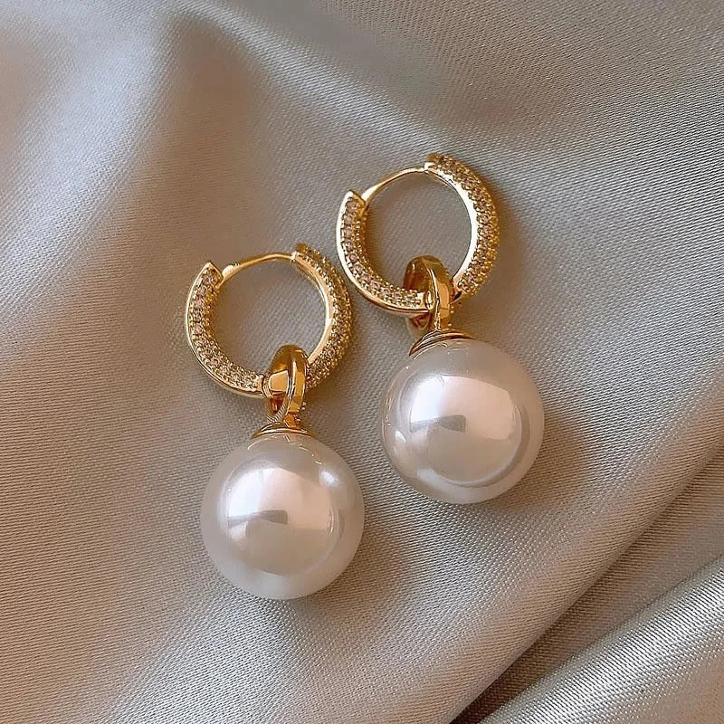 Stunning Perle Boucles d'Oreilles