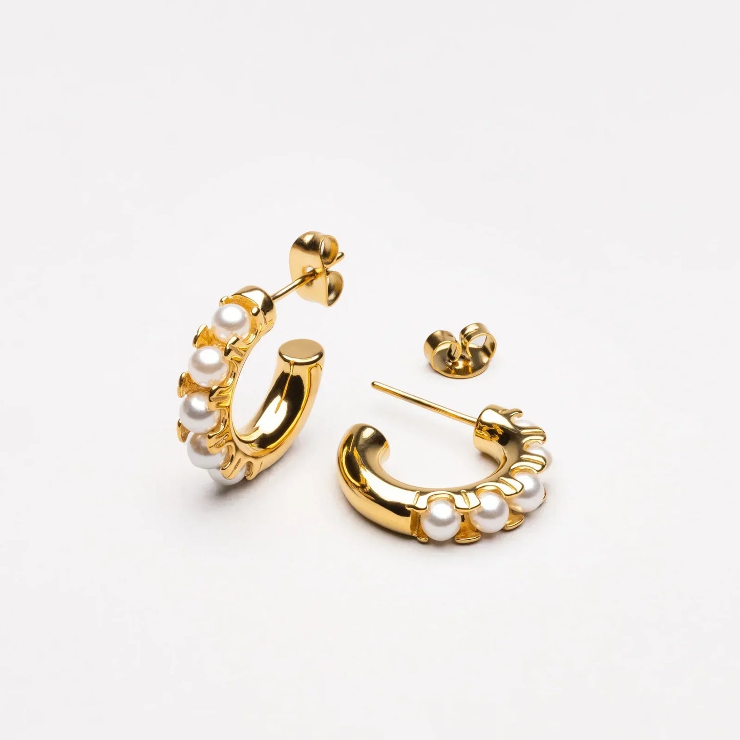 Mother-of-Pearl Breloque Boucles d'Oreilles