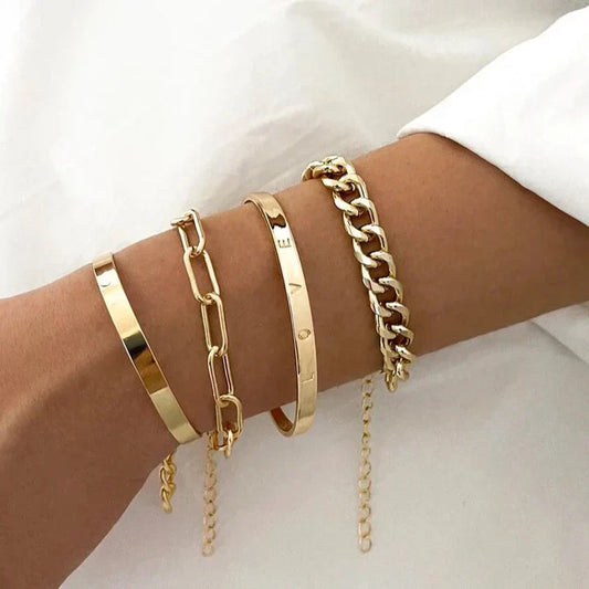 Elan Mercer Bracelet Set | Or