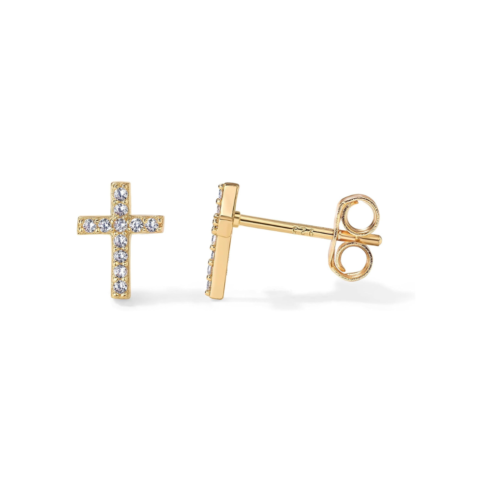 Paved Croix Puces | Or