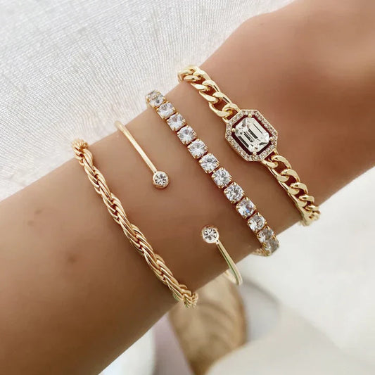 Domitia Calvina Bracelet Set | Or